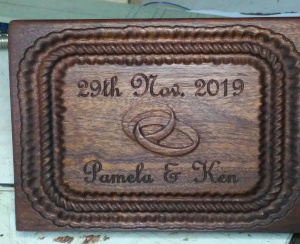 wedding plaque